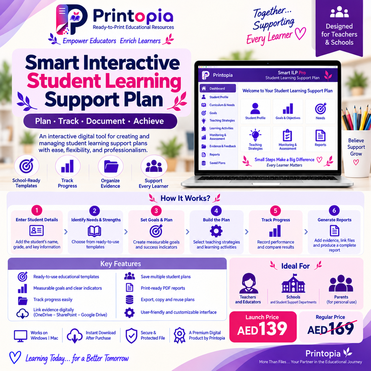 Smart Interactive Student Learning Support Plan