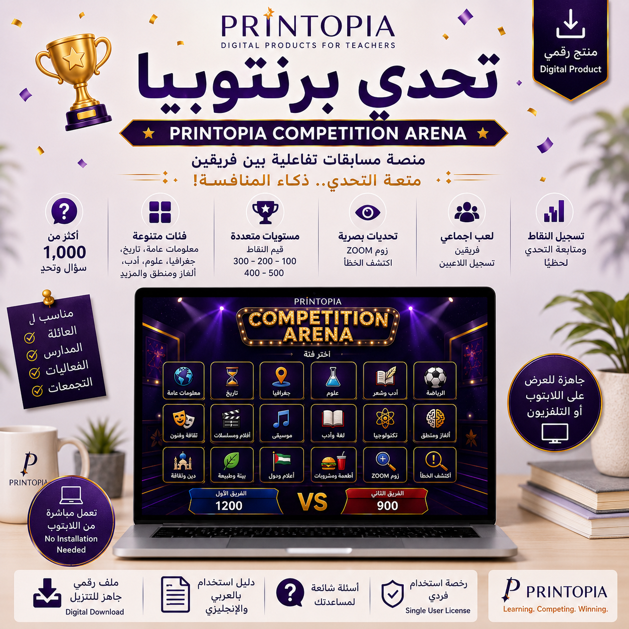 تحدّي برنتوبيا | Printopia Competition Arena