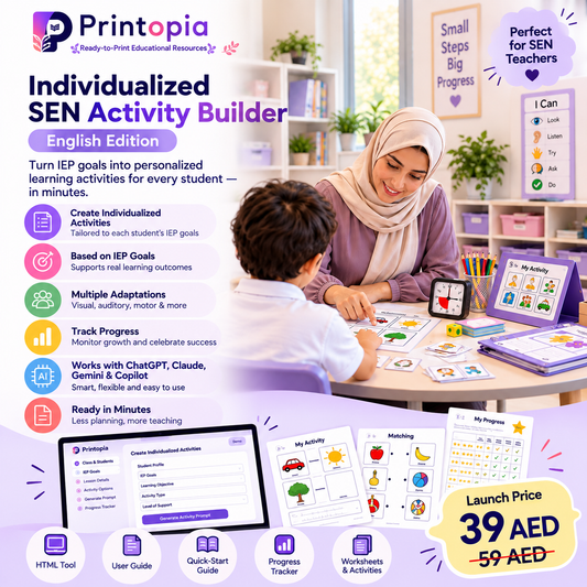 Individualized SEN Activity Builder – English Edition