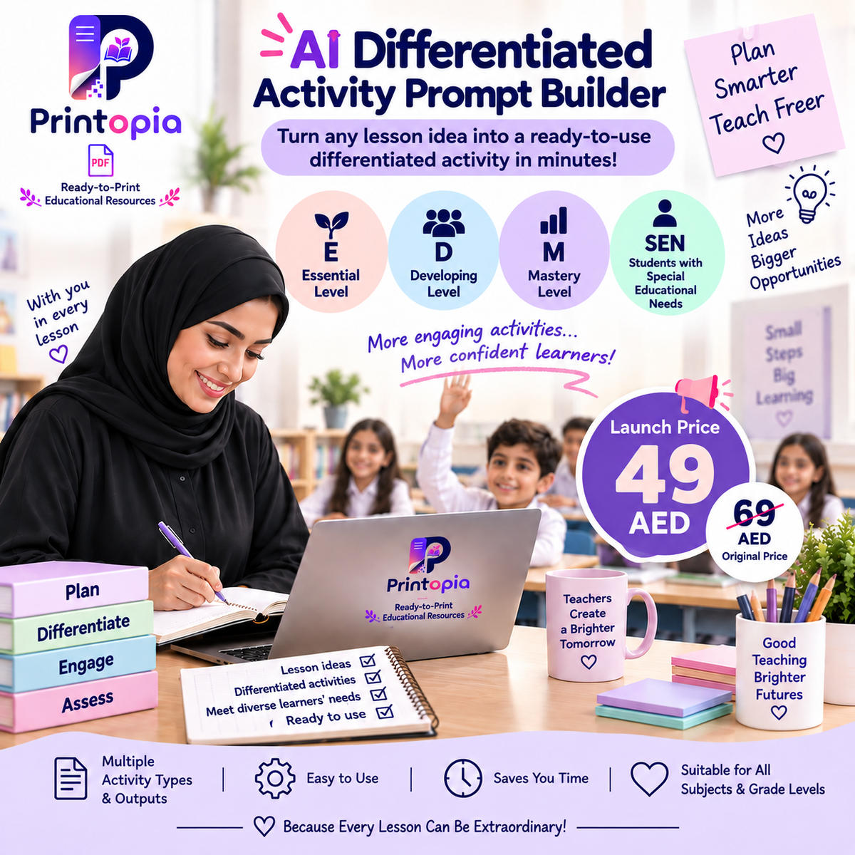 AI Differentiated Activity Prompt Builder – English Edition