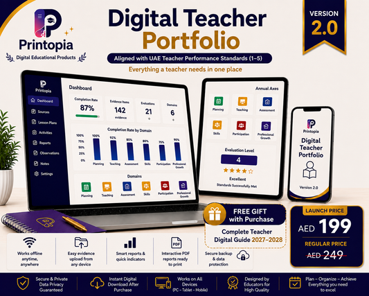 Interactive Teacher Portfolio | English Version | 2026–2027